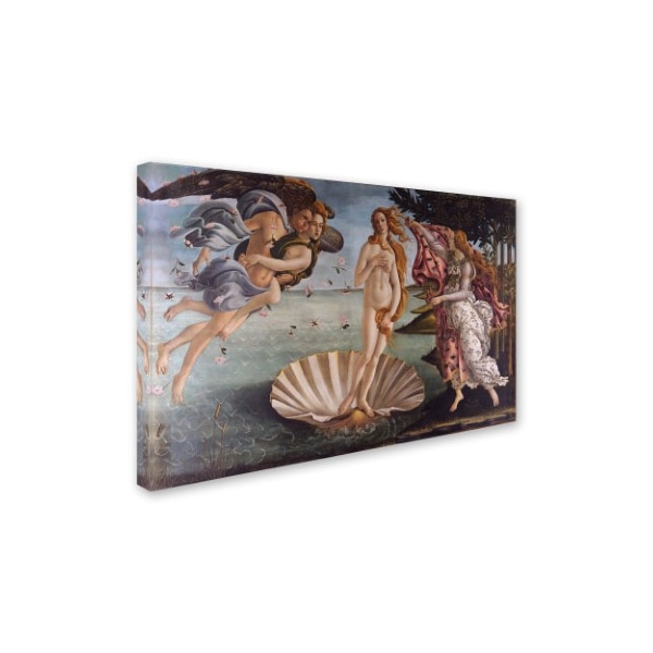 Sandro Botticelli 'Birth Of Venus 1484' Canvas Art,30x47